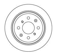 NF PARTS Тормозной диск NF1699421